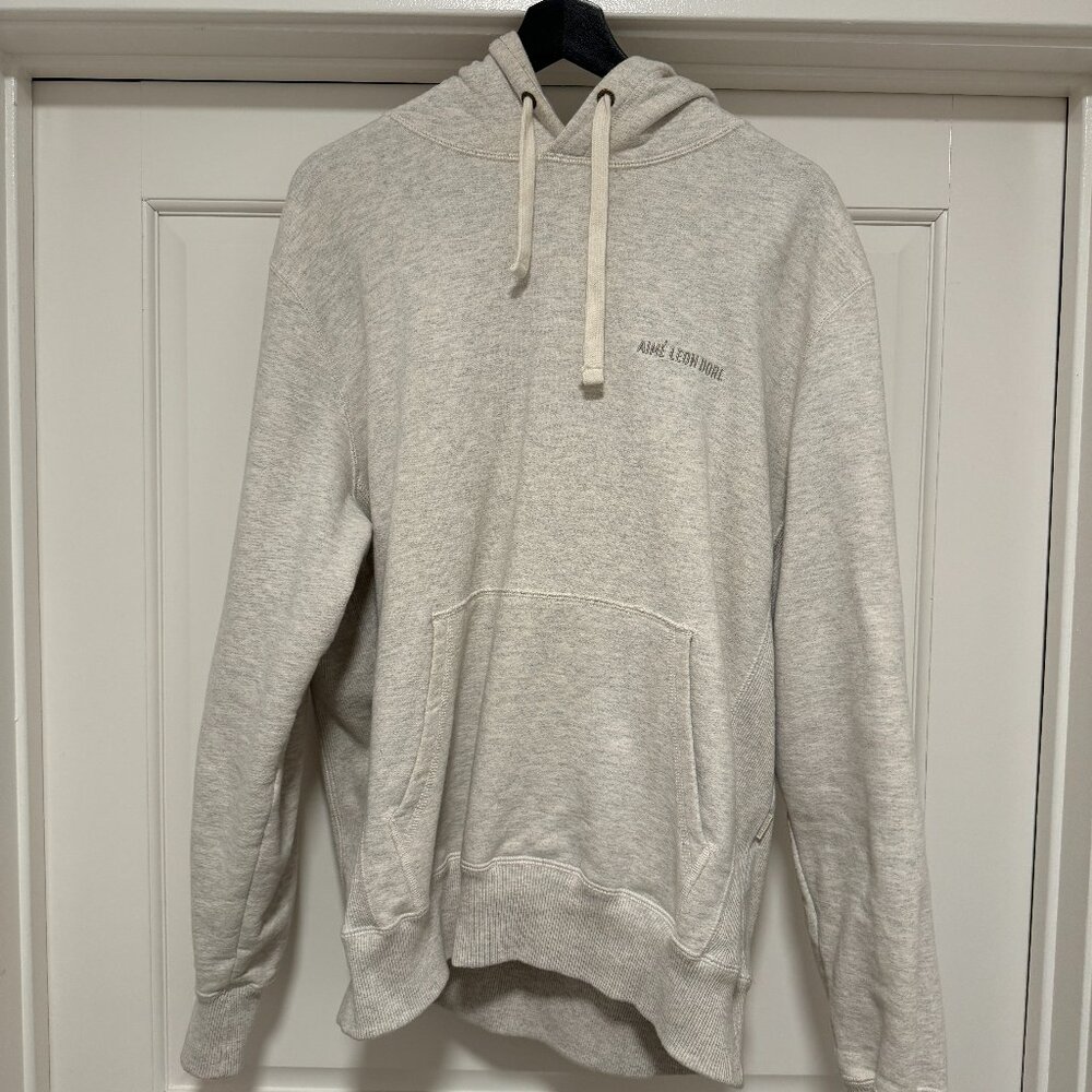 Aime Leon Dore Tonal Logo Hoodie Oatmeal - Men’s Large